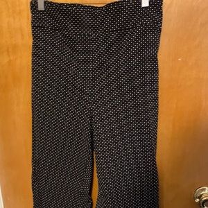 Avenue, polka dot, ankle pants